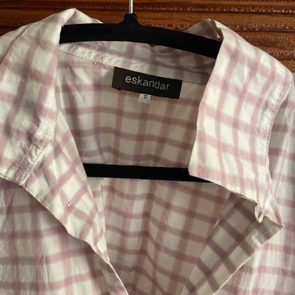 Eskandar Plaid Button up - Picture 2 of 5